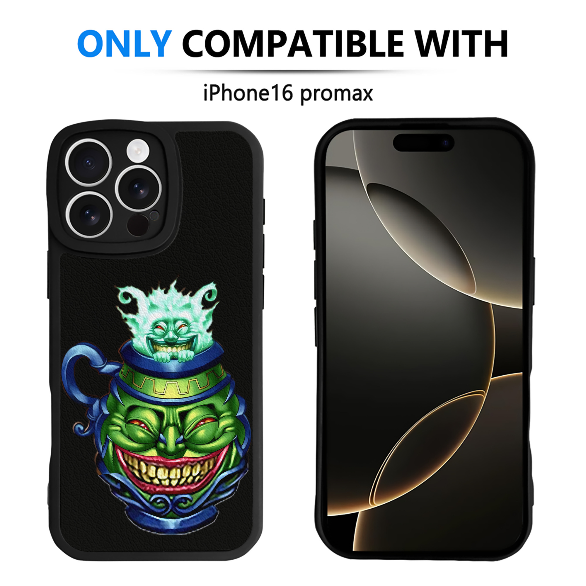 （画像用） 遊☆戯☆王 Yu-Gi-Oh! 【iPhone 16シリーズ対応】シリコンスマホケース（レザー調） 材質：シリコン
